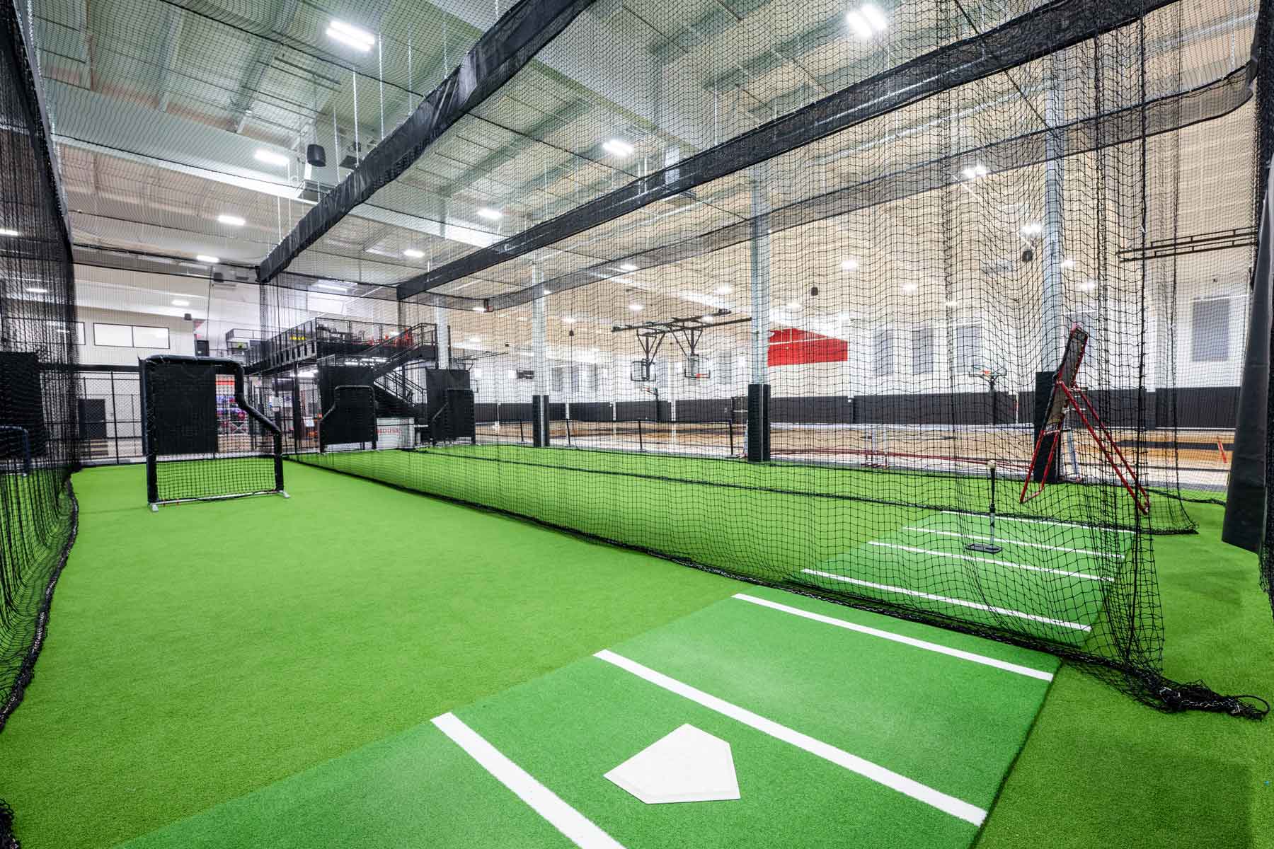 divided turf area