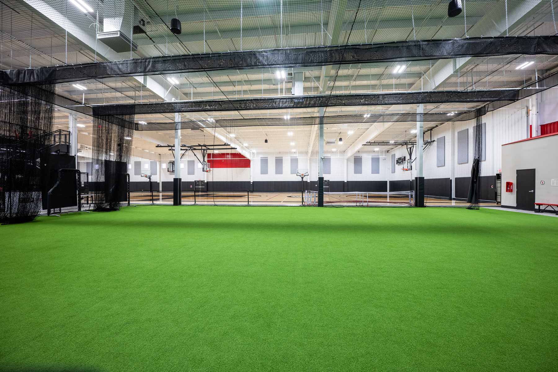 open turf area